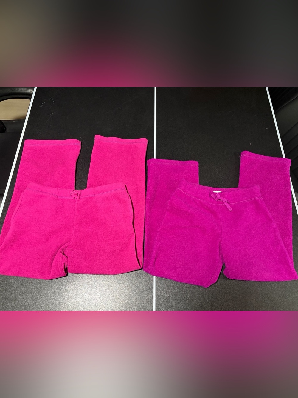 The Children's Place Hot Pink Fleece Joggers - 2 Pack